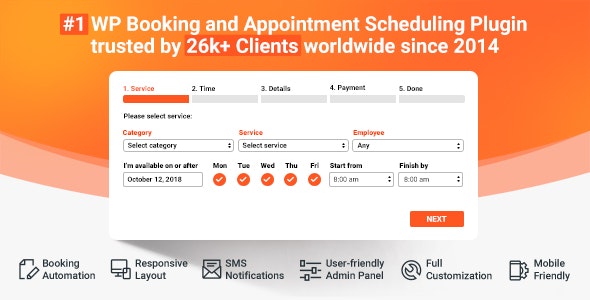 Bookly Booking Plugin v19.7 + Pro Addon v3.7