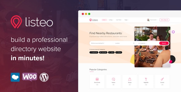 Listeo v1.9.20 - Directory & Listings With Booking