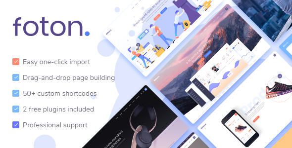 Foton v2.5 - A Multi-concept Software Landing Theme