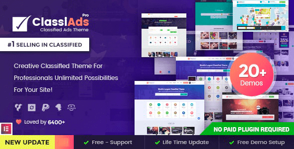 Classiads v5.9.5 - Classified Ads WordPress Theme