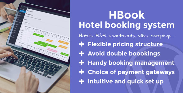 HBook v2.0.21 - Hotel booking system - WordPress Plugin