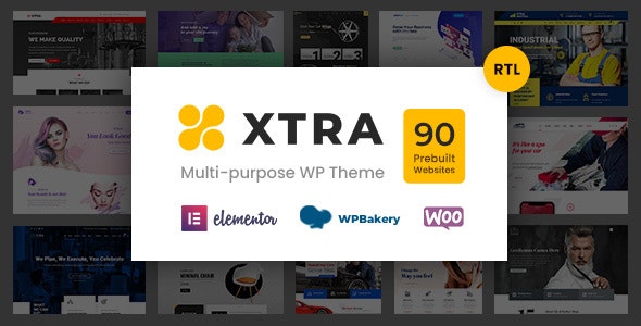 XTRA v4.6.3 - Multipurpose WordPress Theme + RTL