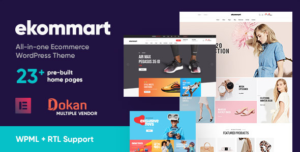 ekommart v4.1.4 - All-in-one eCommerce WordPress Theme