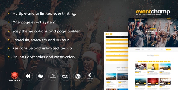 Event Champ v2.0.4 – Multiple Event & Conference