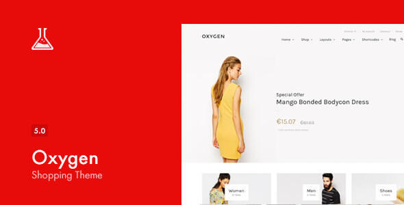 Oxygen v5.12 - WooCommerce WordPress Theme