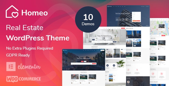 Homeo v1.2.9 - Real Estate WordPress Theme