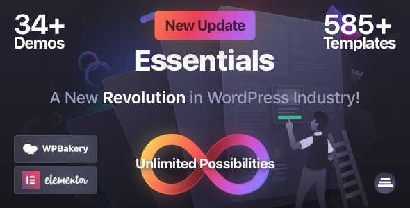 Essentials v3.1.8 - Multipurpose WordPress Theme