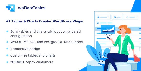 wpDataTables v5.8.1 - Tables and Charts Manager for WordPress