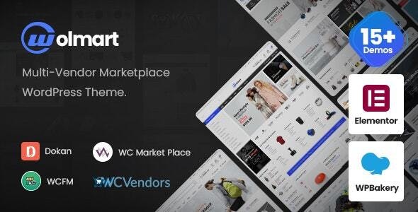 Wolmart v1.1.7 - Multi-Vendor Marketplace WooCommerce Theme