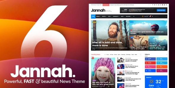 Jannah News v7.2.0 - Newspaper Magazine News AMP BuddyPress