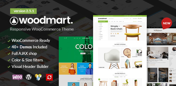 WoodMart v7.5.0 - Responsive WooCommerce Wordpress Theme