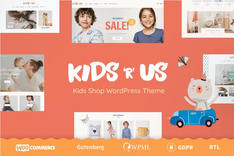 Kids R Us v1.0.9 - Toy Store and Kids Clothes Shop Theme