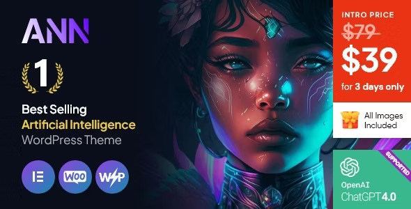 ANN v1.1.0 - Artificial Neural Network WordPress Theme