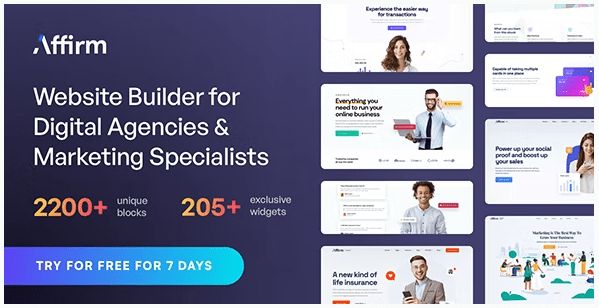 Affirm v3.0.10 - Marketing & Digital Agency WordPress Theme