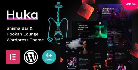 Huka v1.04 - Shisha Bar & Hookah Lounge WordPress Theme
