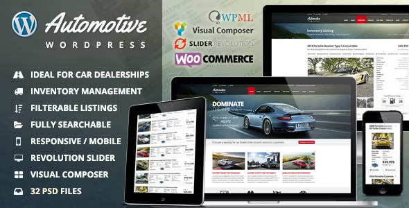 Automotive v12.9.4 - Car Dealership Business WordPress Theme