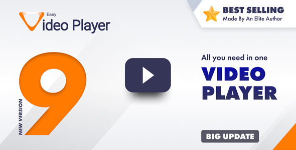 Easy Video Player v9.2 - Wordpress Plugin