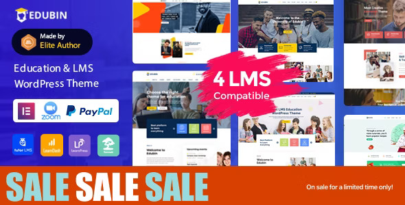 Edubin v8.14.30 - Education LMS WordPress Theme