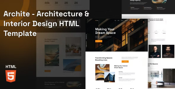 Archite - HTML Template for Architecture and Interior Designer