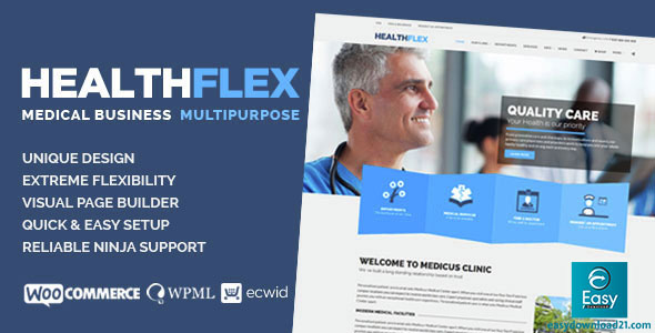 HEALTHFLEX v2.7.4 - Medical Health WordPress Theme