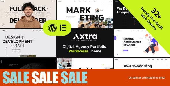 Axtra v1.3 - Digital Agency Creative Portfolio Theme