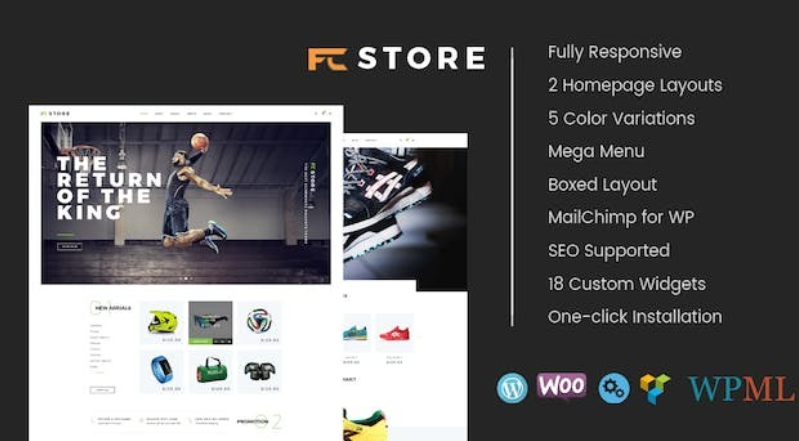 FcStore v1.2.12 - Sports, Fitness and Gym WooCommerce WordPress Theme