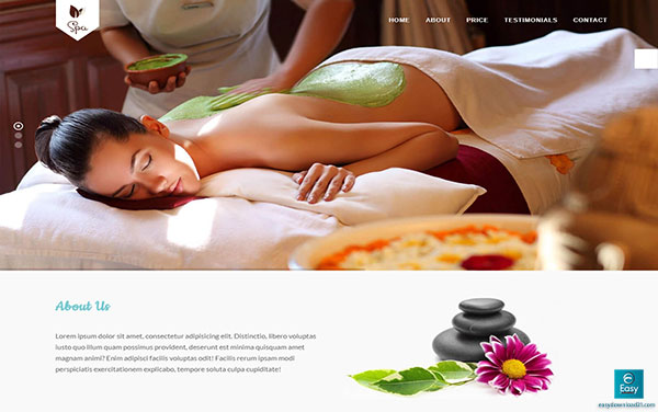 Spa and Beauty Flat Bootstrap Responsive Web Template