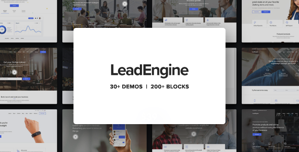LeadEngine v4.4.0 - Multi-Purpose Theme with Page Builder