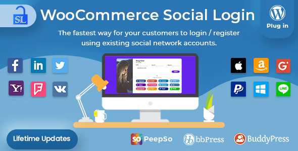 WooCommerce Social Login v2.5.4 - WordPress plugin