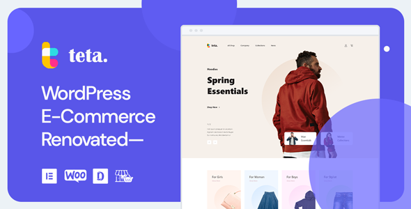 Teta v3.0.1 - WooCommerce WordPress theme NULLED