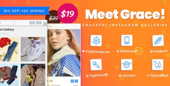 Grace for WordPress v1.2.7 - Instagram Feed Gallery
