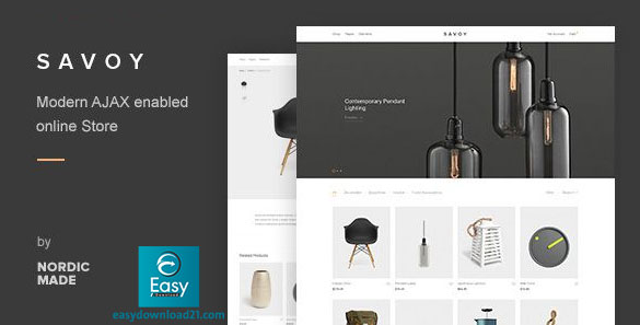Savoy v2.9.0 - Minimalist AJAX WooCommerce Theme