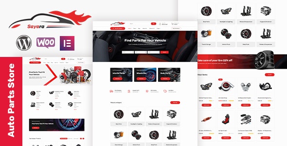 Sayara v1.2.3 - Auto Parts Store WooCommerce WordPress Theme