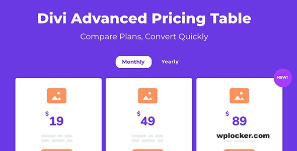 Advanced Pricing Table For Divi v1.0.2