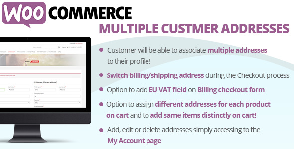 WooCommerce Multiple Customer Addresses v24.0