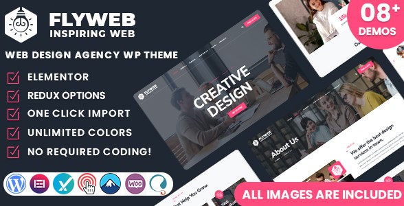 Flyweb v1.2 - Web Design Agency WordPress Theme