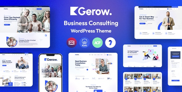 Gerow v1.2 - Business Consulting WordPress Theme