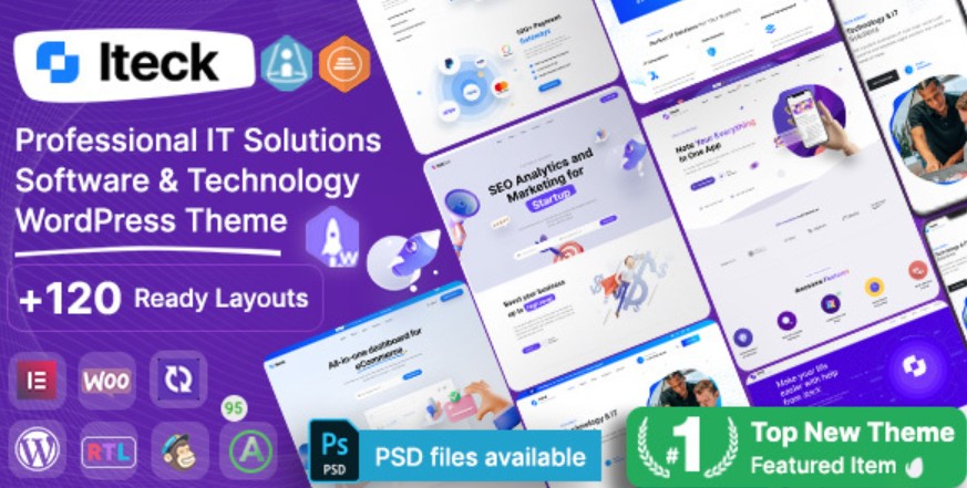 Iteck v1.1.6 - Software & Technology WordPress Theme